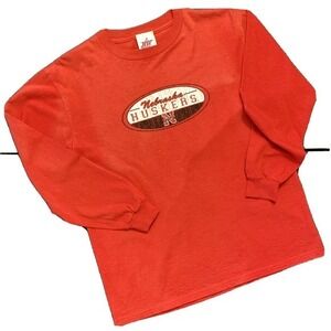 Vintage 90s University Of Nebraska‎ Cornhuskers LS Men's T-Shirt